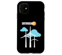 Wind Turbine Enthusiast Renewable Energy Green Environment Case for iPhone 11