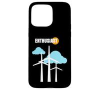 Wind Turbine Enthusiast Renewable Energy Green Environment Case for iPhone 15 Pro Max