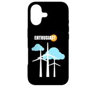 Wind Turbine Enthusiast Renewable Energy Green Environment Case for iPhone 17