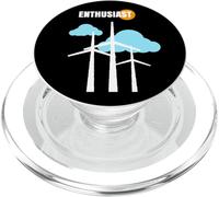 Wind Turbine Enthusiast Renewable Energy Green Environment PopSockets PopGrip for MagSafe