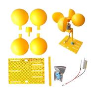 Wind Turbine for Home - Portable Generator Set, Compact Energy Windmill | Educational Model for a Renewable Power System, Science Learning Device, Experiment with Power Devices