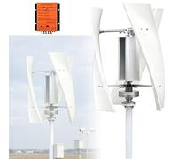 Wind Turbine Generator,3 Blades Maglev Vertical Power Generator with Controller for Home or Camping,Light Wind Start,Low Noise & Low Vibration,Sturdy and Durable,Easy Installation 12V-3000W