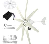 Wind Turbine Generator 3000W - Compact Home Windmill for Hybrid Solar Power Systems, 12V/24V/48V, Magnetic Levitation Electric Power Generation