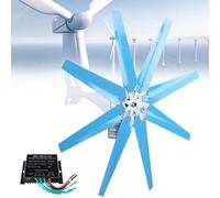 Wind Turbine Generator, 6000W 3-Phase AC Permanent Magnet Magnetic Levitation Turbine for Home, Farm, RVs, Boats