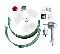 Wind Turbine Generator 800W Outdoor Windmill Kit High Efficiency Renewable Energy Power System for Home RV Boat Cabin Mixed Fiber Nylon Basalt Material 21.18in Diameter (24V)