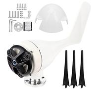 Wind Turbine Generator Kit 100W Wind Turbine Generator 3 Blades High Efficiency Durable Plastic Alloy 12V 24V 48V Optional for Boats, Decks, Cabs, Mobile Homes (12V)