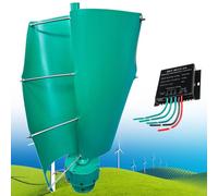 Wind Turbine Generator Kit 12000W, Vertical Magnetic Levitation Turbine with MPPT Controller for Home Street Lighting Boat - 48V