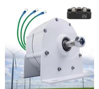 Wind Turbine Generator Kit Charge Controller Vertical Turbines Generator Energy Electricity Equipment，8000W/10000W Three-Phase Permanent Magnet Alternator - 12V/24V/48V/110V/220V Electric AC