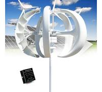 Wind Turbine Generator Kit Charge Controller Vertical Turbines Generator Energy Electricity Equipment，1000W Wind Turbine Generator - 5-Blade Vertical Kit 12V/24V/48V/110V/220V 3-Phase AC w