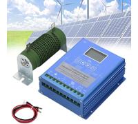 Wind Turbine Generator Kit Charge Controller Vertical Turbines Generator Energy Electricity Equipment，1000W Wind Solar Hybrid Controller - 12V/24V/48V MPPT Boost Charger with LCD Display Ef