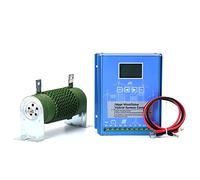 Wind Turbine Generator Kit Charge Controller Vertical Turbines Generator Energy Electricity Equipment，500W Wind Solar Hybrid Charge Controller 12V/24V/48V MPPT Regulator with LCD Display fo