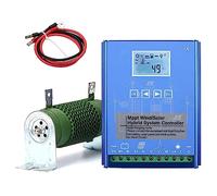 Wind Turbine Generator Kit Charge Controller Vertical Turbines Generator Energy Electricity Equipment，3000W MPPT Wind Solar Hybrid Charge Controller - 12V/24V/48V Solar Panel & Wind Turbine