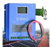 Wind Turbine Generator Kit Charge Controller Vertical Turbines Generator Energy Electricity Equipment，2000W Off Grid Hybrid Wind Solar Controller with LCD Display 48V Wind Turbine & Solar P