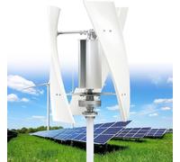 Wind Turbine Generator Kit Charge Controller Vertical Turbines Generator Energy Electricity Equipment，Wind Turbine Generator 16000W 20000W Vertical Wind Turbine Generator Kit - 3-Blade 12V/2