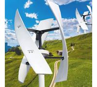 Wind Turbine Generator Kit Charge Controller Vertical Turbines Generator Energy Electricity Equipment，Wind Turbine Generator Kit - 12V/24V/48V Vertical Power Generator with Nylon Fiber Blade
