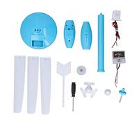 Wind Turbine Generator Kit Educational DIY Renewable Energy Science Project for Kids Ages Over 8 Plastic Metal Electronic Components