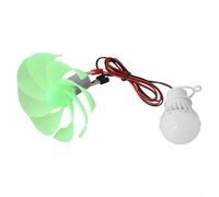 Wind Turbine Generator Kit for DIY Assembly with Motor and Blades Educational Science Project for Home Garden Renewable Energy Learning Tool Portable Design