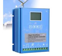 Wind Turbine Generator Kit with Charge Controller Vertical Electricity Producer Equipment，12000W/16000W/18000W MPPT Wind Solar Hybrid Charge Controller, 12V/24V/48V, LCD Display for Wind Tur