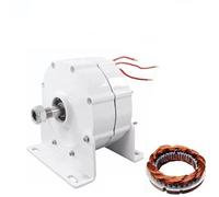 Wind Turbine Generator Kit With Charge Controller Vertical Turbine Generator,High-SpeedNdFeB Permanent Magnet Generator - AC Alternator for Vertical/Horizontal Wind Turbines,Renewable Energy