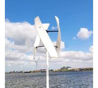 Wind Turbine Generator Kit With Charge Controller Vertical Turbine Generator,Magnetic Levitation Wind Turbine Kit, Silent Energy Generator for Home & Industrial Use, Efficient Renewable Powe