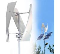 Wind Turbine Generator Kit With Charge Controller Vertical Turbine Generator,Portable Vertical Helix Wind Turbine Kit with Charge Controller for Home RV Marine Industrial Energy