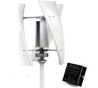 Wind Turbine Generator Kit With Charge Controller Vertical Turbine Generator,Portable Wind Generator Kit, Helix Turbine, Power for Home Lighting, Renewable Energy Solution, Efficient Veal Wi