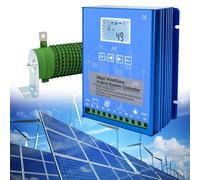 Wind Turbine Generator Kit With Charge Controller Vertical Turbine Generator,Solar Charge Controller-MPPT Wind & Solar Hybrid Controller with Dump Load, Efficient Power Management for Turbin