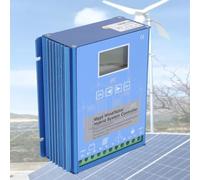 Wind Turbine Generator Kit With Charge Controller Vertical Turbine Generator,Wind & Solar Hybrid Charge Controller, MPPT Energy Regulator, LCD Display, Wind Turbine & Solar Panel Compatible,