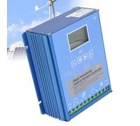 Wind Turbine Generator Kit With Charge Controller Vertical Turbine Generator,Wind Turbine Solar Hybrid MPPT Charge Controller, LCD Display, Intelligent Battery Regulator for Power Plants & S