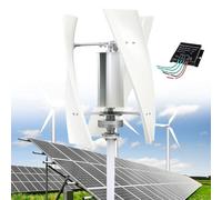 Wind Turbine Generator Kit with MPPT Controller, 3-Phase AC, 3 Blades, Ideal for Marine, RV, Boat, Renewable Energy Solution