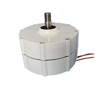 Wind Turbine Generator Permanent Magnet Generator 800W 1000W 12V 24V 48V 600 RPM Gearless 3 Phase Synchronous Alternator Water Dynamo Wind Turbine with Low Starting Torque (With B