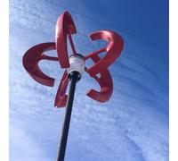 Wind Turbine Generator，，Wind Turbine 200W 12V 24V 5 Blade Wind Vertical Generator 3 Phase AC Permanent Magnet Wind Generator with Controller for Hybrid Wind Solar System,12V