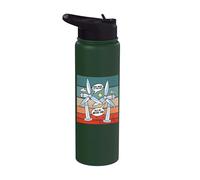Wind Turbine Humor Dialogue Conversation Joke Energy Modern Stainless Steel Insulated Water Bottle