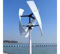 Wind Turbine Kit, 5kw/9kw Permanent Magnetic Levitation Vertical Axis Generator with Controller for Home Use, 9000W-48V