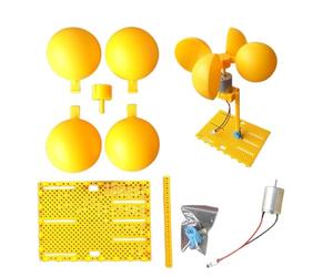 Wind Turbine Kit - ABS Electronic | DC Mini DIY Technology Project Kit Educational Toy | Learn Physical Science With Assembly Instructions For Renewable Energy Experiment