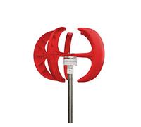 Wind Turbine Kit, Vertical New Energy Wind Turbine 1000w 12v 24v Low Wind Speed Start Rotation Alternative Accessories Off Grid Inverter(Rosso,MPPT Controller,Onecolor)