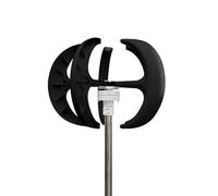 Wind Turbine Kit, Vertical Wind Turbine Windmill 1000W 12v 24v Low Noise Wind Speed Start Rotation Free Energy With MPPT Charge Controller(Nero,Turbine Only,Onecolor)
