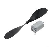 Wind Turbine Motor Model with Small Lighting for Teaching Science and Demonstrating Motor Driven Propeller Rotations