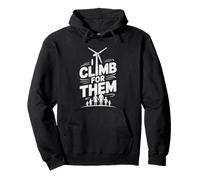 Wind Turbine Technician Dad Who Climbs Towers Living Tech Pullover Hoodie