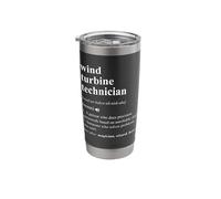 Wind Turbine Technician Funny Dictionary Definition Stainless Steel Insulated Tumbler