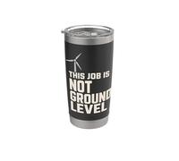 Wind Turbine Technician Wind Tech Renewable Tower Climber Stainless Steel Insulated Tumbler