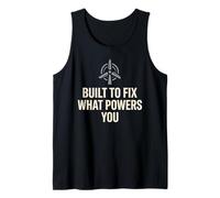 Wind Turbine Technician Wind Tech Renewable Tower Climber Tank Top