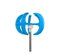 Wind Turbine Vertical Energy Wind Turbine Windmill Generator 2000W 12v 24v 48v Low Noise Wind Speed Start With MPPT Charge Controller(Blu,Turbine Only,Onecolor)
