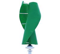 Wind Turbine, Vertical Wind Turbine Generator 3kw 4kw 6kw Vertical Axis Permanent Maglev Wind Turbine 12v 24v 48v With MPPT Control(Groen,Wind turbine only,48V)