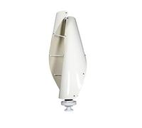 Wind Turbine, Vertical Wind Turbine Generator 3kw 4kw 6kw Vertical Axis Permanent Maglev Wind Turbine 12v 24v 48v With MPPT Control(Bianco,Wind turbine only,Onecolor)