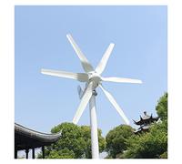 Wind Turbines, 400w 600w 1000W Wind Turbine Generator 12v 24v 48v Horizontal Wind Turbine Generator Free Power New Energy Alternative Accessories(6,Hybrid Control,Onecolor)