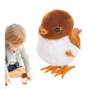 Wind Up Bird - Plush 8.5x6.5x9.5cm | Wind Up Toyy Assortments And Clockwork Hopping Chick Toy | Cute Hopping Sparrow Toy For Kids Collecting Playroom And Fun Entertainment