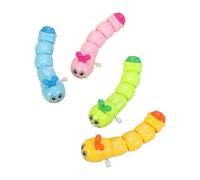 Wind-up caterpillar toy, clockwork caterpillar for children, 5.51 x 1.96 x 1.96 inches, Jouet Chenille À Remonter, A Molla, De Cuerda, Clockwork Caterpillar Toy, Christmas Festival, Kids