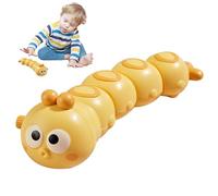 Wind Up Caterpillar Toy - Clockwork Caterpillar Toy,Clockwork Crawling Model, Cartoon Action Figure | Mechanical Spring Driven Plaything Entertainment Fun Device System, Colorful Wiggling Motion