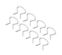 Wind-up Crank Direct Handle Retainer Replacement Trim Clips Horseshoe 8pcs for Door - Hardware for Zinc-plated For Pontiac (1949-1970) Vintage Cars